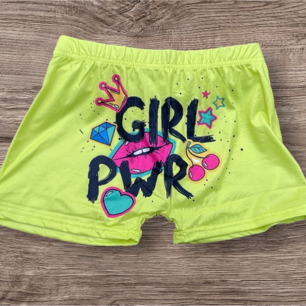 Girl power boy shorts
